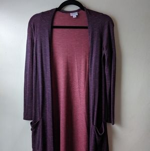 Lularoe Sarah Duster XS Pink Purple